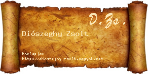 Diószeghy Zsolt névjegykártya